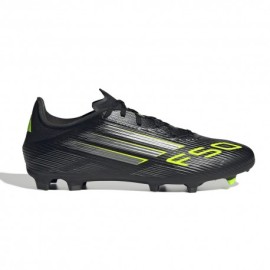 ADIDAS F50 League Fg Mg Nero Lime - Scarpe Da Calcio Uomo