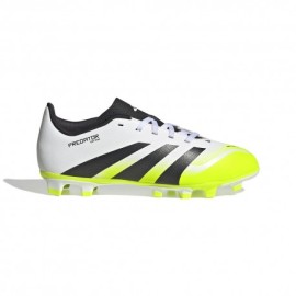 ADIDAS Predator Club Fg Mg Bianco Nero Lime - Scarpe Da Calcio Bambino