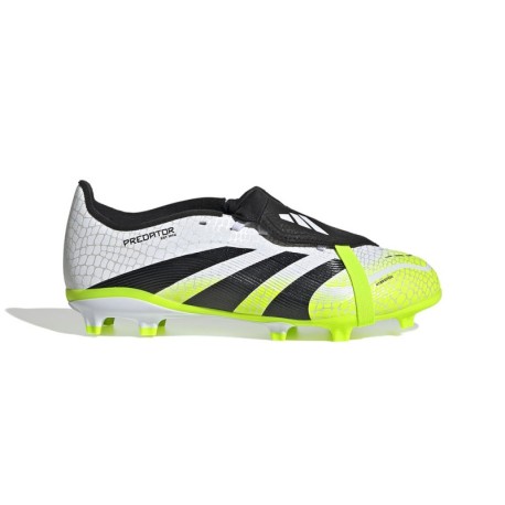 ADIDAS Predator League Ft Fg Mg Bianco Nero Lime - Scarpe Da Calcio Bambino