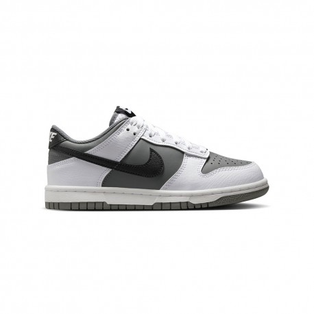 Nike Dunk Low Gs Bianco Grigio - Sneakers Bambino