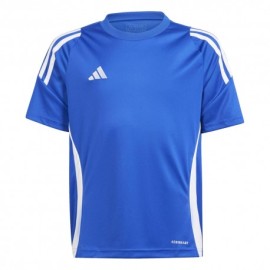 ADIDAS Maglia Maniche Corte Tiro 24 Royal Bianco Bambino