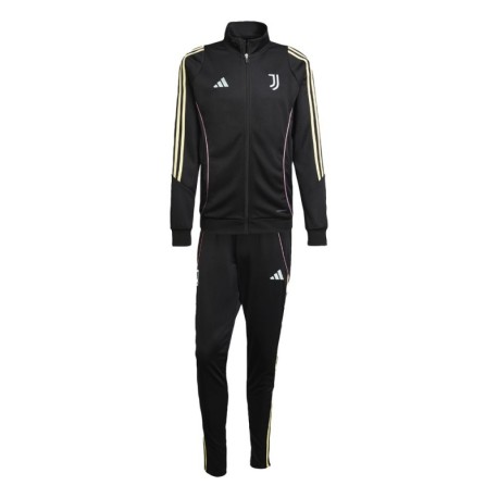 ADIDAS Tuta Calcio Juve Poly Training Nero Nero Uomo