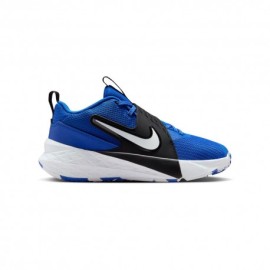Nike Team Hustle 12 Gs Blu Bianco Nero - Scarpe Ginnastica Bambino