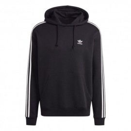 ADIDAS Originals 3-Stripes Felpa Con Cappuccio Nero Uomo