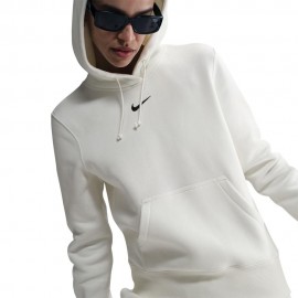 Nike Sportswear Phoenix Felpa Con Cappuccio Bianco Donna