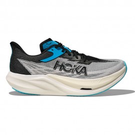 Hoka Rocket X 3 Bianco Nero - Scarpe Running Uomo