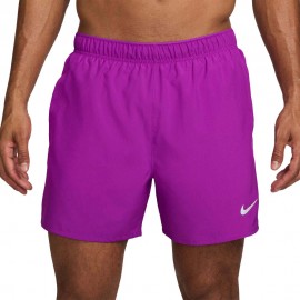 Nike Pantaloncini Running Challenger Purple Argento Uomo