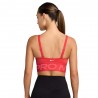 Nike Pro Indy Plunge Reggiseno Sportivo Rosso Donna