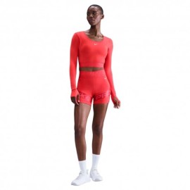 Nike Pro Sculpt Shorts Sportivi Rosso Donna