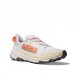 Hoka Speedgoat 6 Bianco Neon Tangerine - Scarpe Trail Running Donna