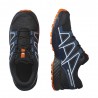 Salomon Speedcross Waterproof Navy Blu Dark Rosso - Scarpe Trail Running Bambino