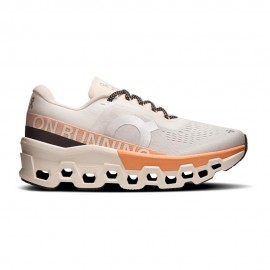 On Cloudmonster 2 Ivory Tangerine - Scarpe Running Donna