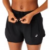 Asics Pantaloncini Running Road 2In1 3,5" Performance Nero Donna
