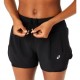 Asics Pantaloncini Running Road 2In1 3,5" Performance Nero Donna