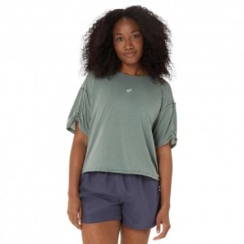 Asics T-Shirt Running Nagino Run Adjustable Monument Blue Donna