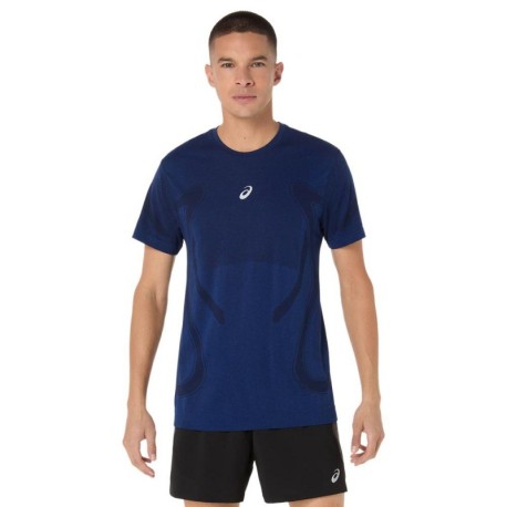 Asics T-Shirt Running Road Seamless Midnight Uomo