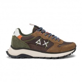 Sun 68 Fire & Camping Marrone Bianco - Sneakers Uomo