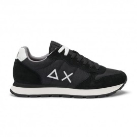 Sun 68 Tom Solid Mesh Nero Bianco - Sneakers Uomo