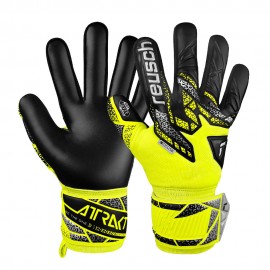 Reusch Guanti Calcio Attrakt Giallo Argento Nero Uomo