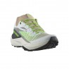 Salomon Genesis Bianco Oxford Tan Verde Gecko - Scarpe Trail Running Uomo