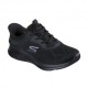 Skechers Smooth Current Slip-Ins Mesh Nero - Sneakers Donna