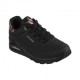 Skechers Uno Oroen Air Lea Nero Mettalic Oro - Sneakers Donna