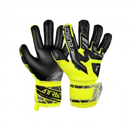 Reusch Guanti Calcio Attrakt Freegel Giallo Argento Nero Bambino