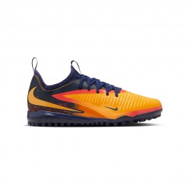 Nike Phantom 6 Low Academy Tf Eh Arancio Giallo Blu - Scarpe Da Calcio Bambino