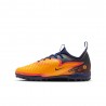 Nike Phantom 6 Low Academy Tf Eh Arancio Giallo Blu - Scarpe Da Calcio Bambino