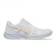 Asics Upcourt 6 Bianco Champagne - Scarpe Pallavolo Donna