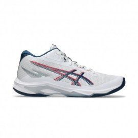 Asics Netburner Ballistic Ff Mt 4 Bianco Blu - Scarpe Pallavolo Uomo