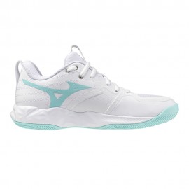 Mizuno Wave Momentum Pro Low Bianco Verde - Scarpe Pallavolo Uomo