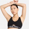 Nike Pro Reggiseno Sportivo Indy Plunge Nero