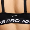 Nike Pro Reggiseno Sportivo Indy Plunge Nero