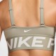 Nike Pro Reggiseno Sportivo Indy Plunge Beige