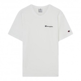 Champion T-Shirt Logo Piccolo Bianco Uomo
