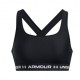 Under Armour Reggiseno Sportivo Crossback Mid Nero Donna