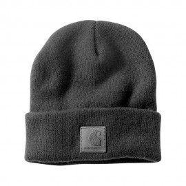 Carhartt Berretto Logo Tono Su Tono Nero Uomo