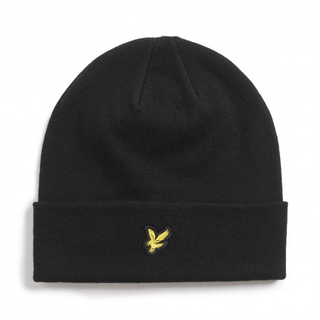 Lyle & Scott Berretto Logo Nero Uomo