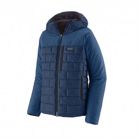 Patagonia Giacca Trekking Hi-Loft Nano Puff Hoody Clement Blue Uomo