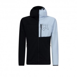 Rock Experience Felpa In Pile Kobra Hoodie Artic Ice Uomo