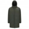 K-Way Parka Jacob St Warm Double Revers Nero Verde Uomo