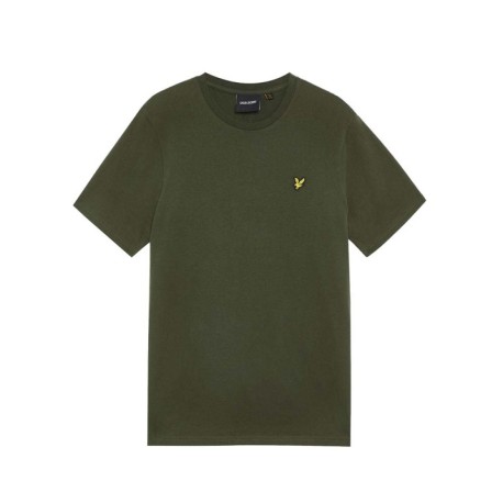 Lyle & Scott T-Shirt Logo Mm Verde Uomo