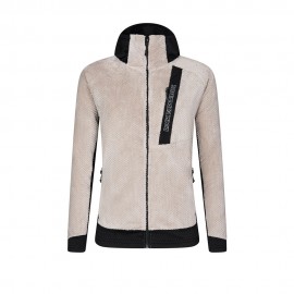 Rock Experience Felpa In Pile Blizzard Tech Hoodie Chateau Gray Donna