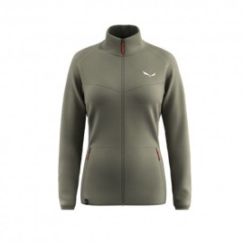 Salewa Felpa In Pile Puez Cammino Faded Verde Donna