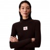 Calvin Klein Abito Rib Nero Donna
