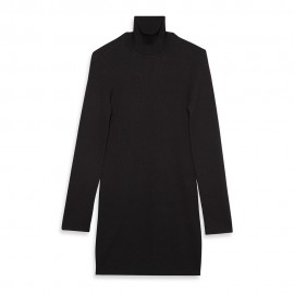 Calvin Klein Abito Rib Nero Donna