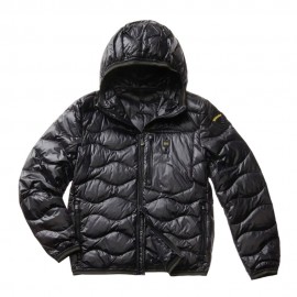 Blauer Piumino Ondina Pelo Wavefur Nero Uomo