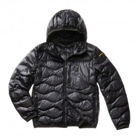 Blauer Piumino Ondina Pelo Wavefur Nero Uomo