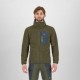 Karpos Felpa In Pile Rocchetta Evo Hoodie Deep Depths Woodl Gray Uomo